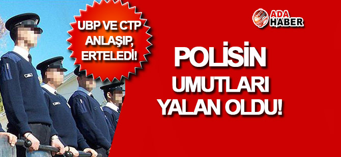 Polisin umutları yalan oldu!