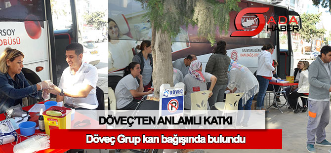 Döveç Grup’tan Kuzey Kıbrıs Kızılay’ına kan bağışı