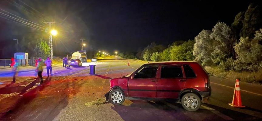 Kırıkkale'de 2 otomobilin çarpıştığı kazada bir kişi yaralandı