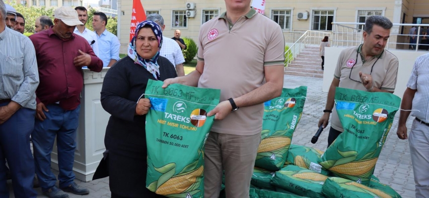 Kilis'te çifçilere silajlık mısır tohumu dağıtıldı