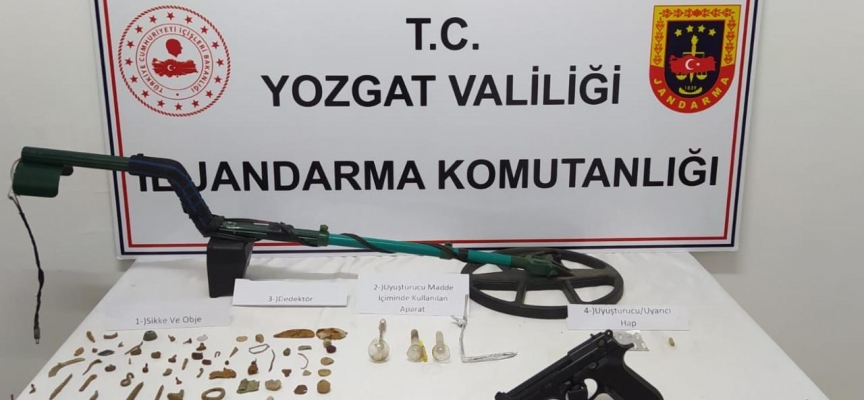 Yozgat'ta tarihi nitelikte olduğu değerlendirilen 107 eser ele geçirildi