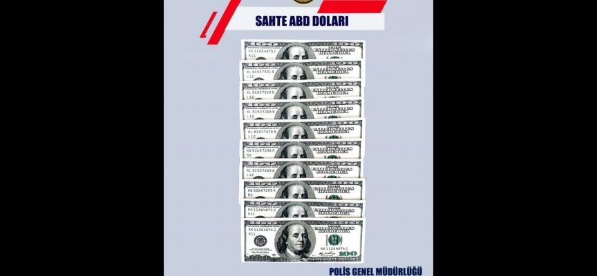 Girne’de sahte dolar