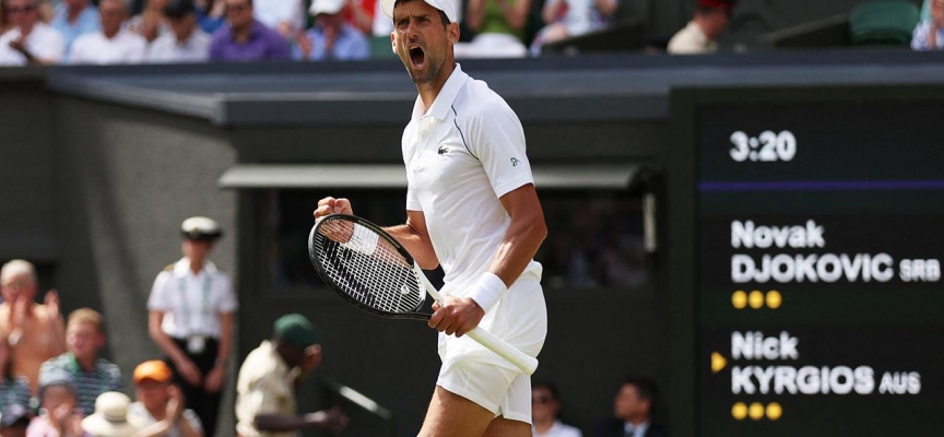 Wimbledon'da erkelerde şampiyon Novak Djokovic