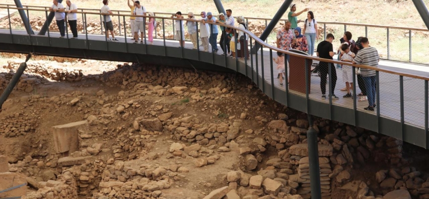 Göbeklitepe'de bayram tatili yoğunluğu yaşanıyor