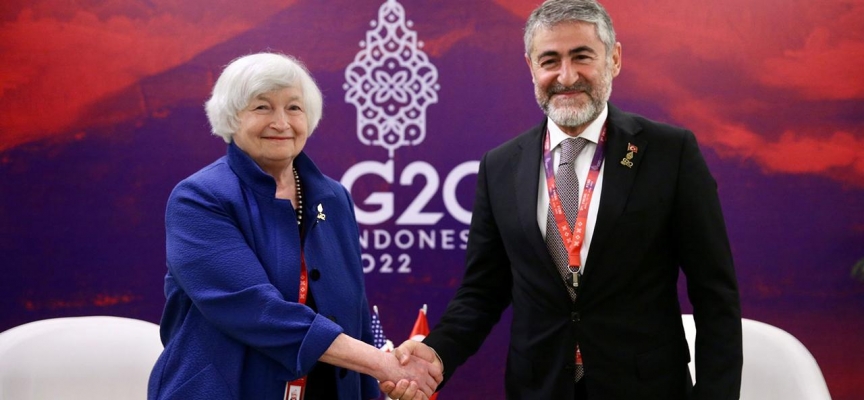 Hazine ve Maliye Bakanı Nebati, ABD'li mevkidaşı Yellen ile görüştü