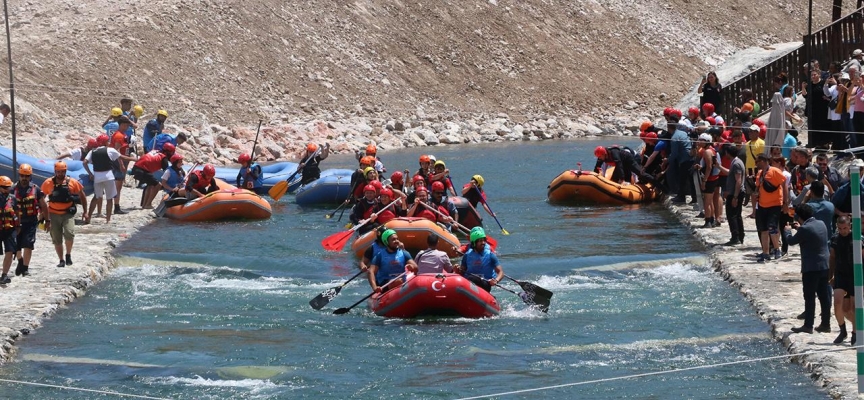 Yozgat'ta rafting heyecanı