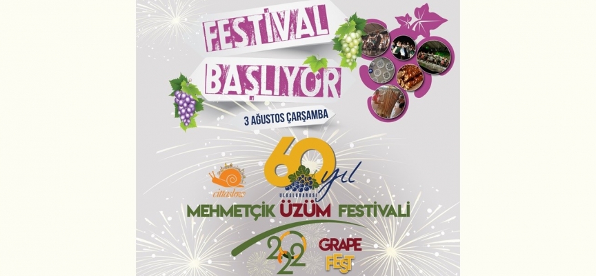 Geleneksel Mehmetçik Üzüm Festivali 3 Ağustos’ta başlıyor