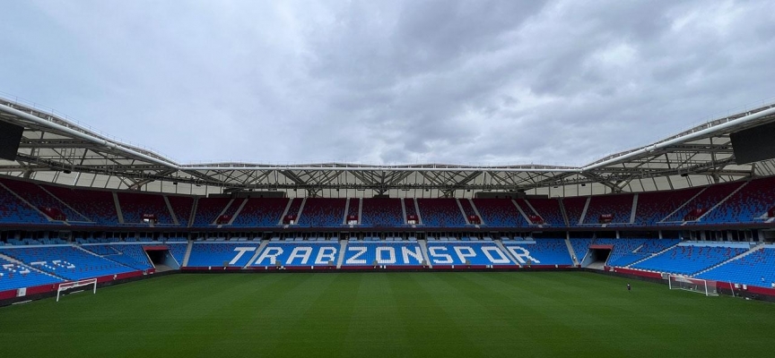 Trabzonspor'un stadyumu yeni sezona hazırlanıyor