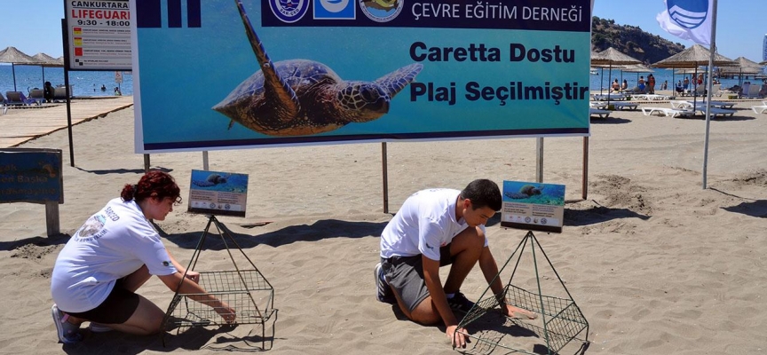 Muğla'daki halk plajına 'Caretta Dostu Plaj' unvanı verildi