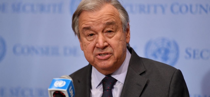 Guterres'ten tahıl sevkiyatı paylaşımı