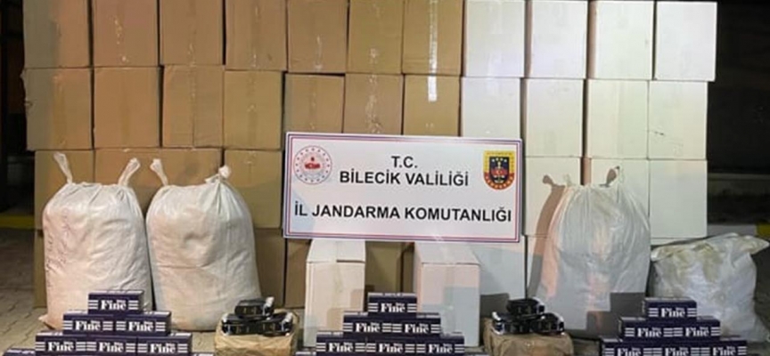 Bilecik'te kaçak tütün operasyonu