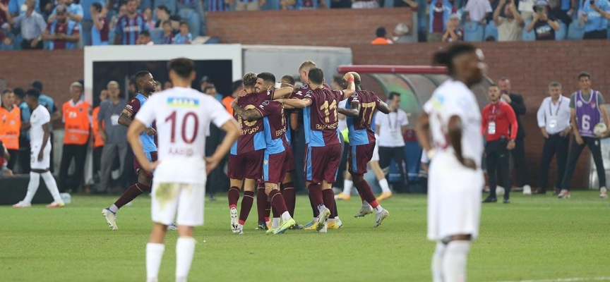 Trabzonspor 3 puanı tek golle aldı