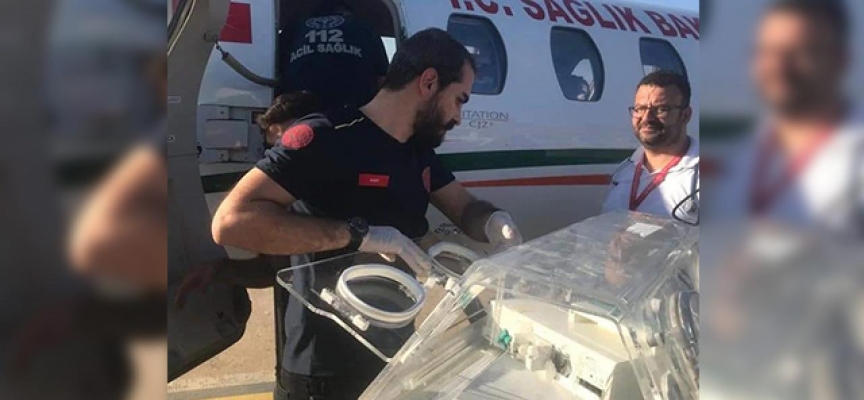 Ambulans uçak, metabolik rahatsızlığı bulunan bebek için havalandı