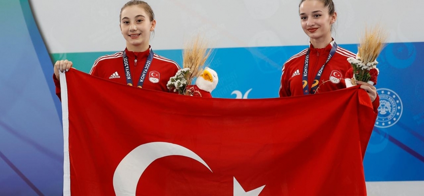 Artistik cimnastikte milli sporcular 6 madalya kazandı