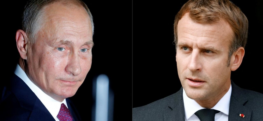 Putin ile Macron 'Ukrayna'yı konuştu