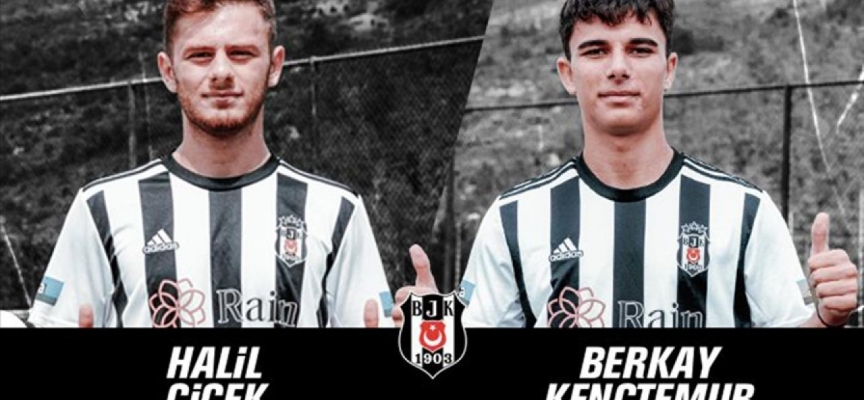 Beşiktaş'tan iki genç futbolcuya profesyonel sözleşme