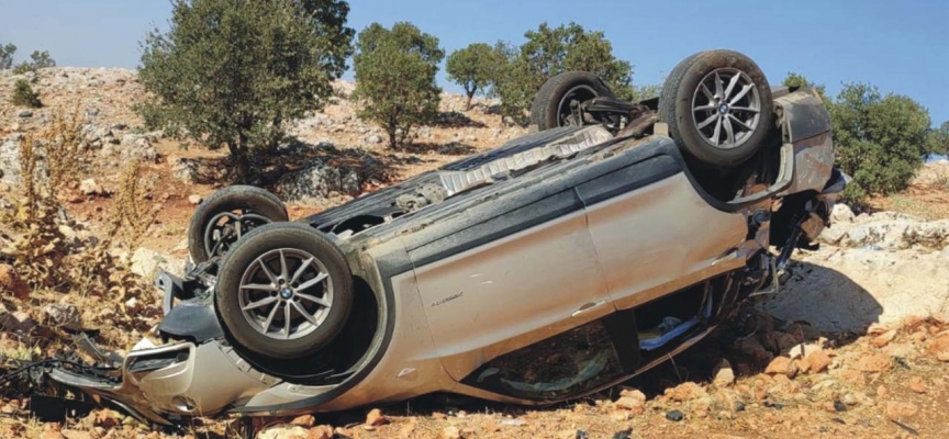 Adıyaman'da otomobil şarampole devrildi: 5 yaralı