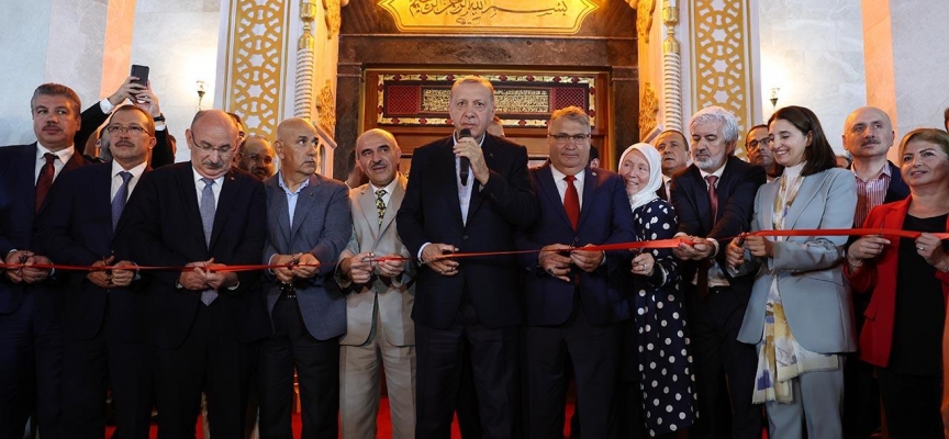 Cumhurbaşkanı Erdoğan, Saruhan Bey Camii'nin açılışını yaptı