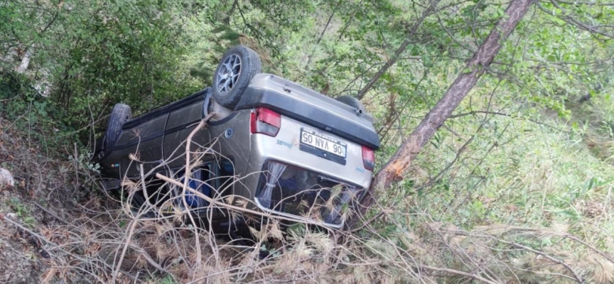 Karabük'te otomobil devrildi: 3 yaralı