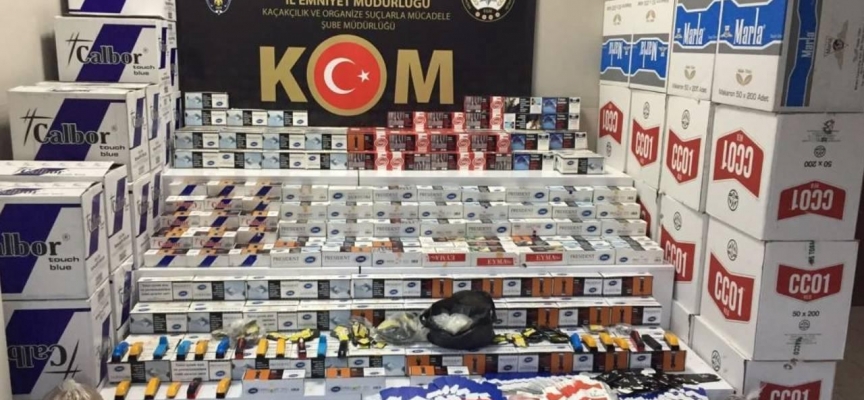 Samsun'da 472 bin 800 makaron ele geçirildi