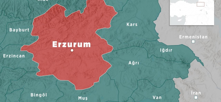 Erzurum'da 3,5 büyüklüğünde deprem