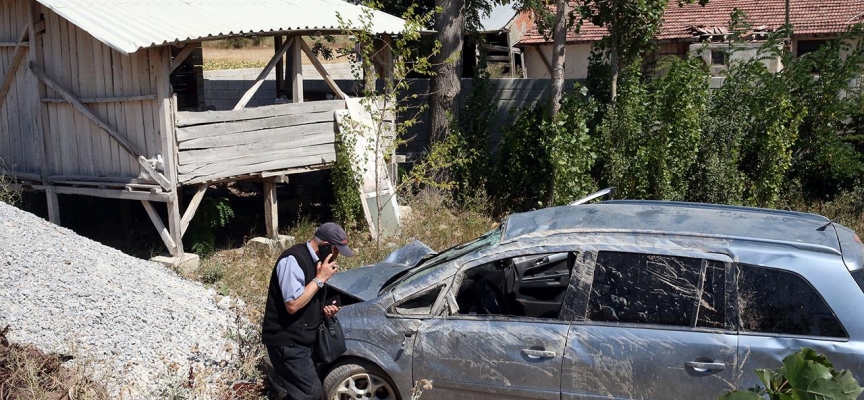 Tokat'ta otomobil şarampole devrildi: 3 yaralı