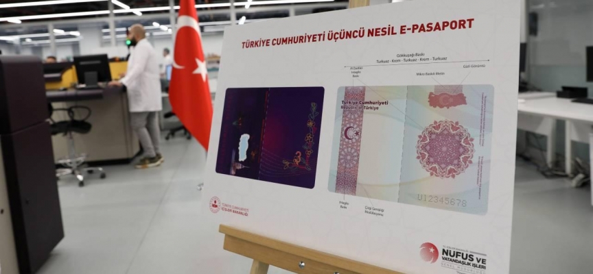 Yerli ve milli pasaportun üretimi başladı