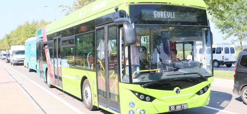 İlk ultra hızlı şarj özelliğine sahip elektrikli otobüsler TEKNOFEST'te kullanılıyor