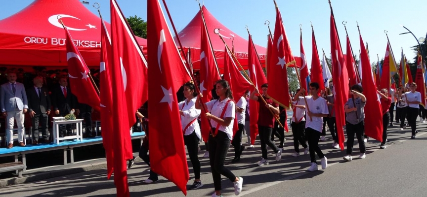 Ordu'da 30 Ağustos Zafer Bayramı kutlamaları