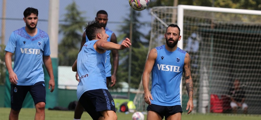 Trabzonspor'da yeni transferler ilk kez kafilede