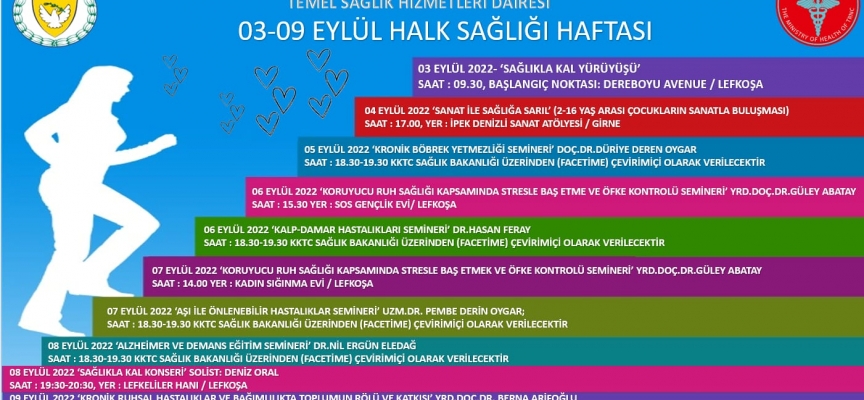 Sağlık Bakanlığı, Halk Sağlığı Haftası dolayısıyla etkinlikler düzenleyecek