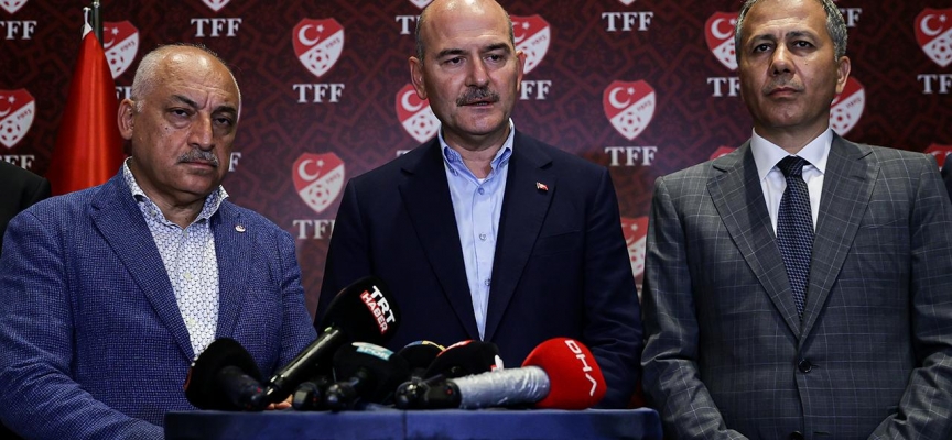 Bakan Soylu: TFF binasına saldırıyla ilgili 2 kişi gözaltında