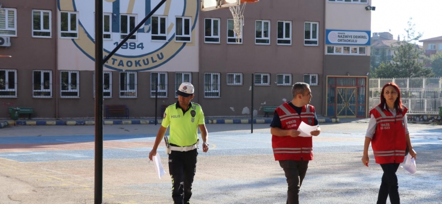 Isparta'da okul çevrelerinde öğrenci ve trafik güvenliği için tedbir alındı