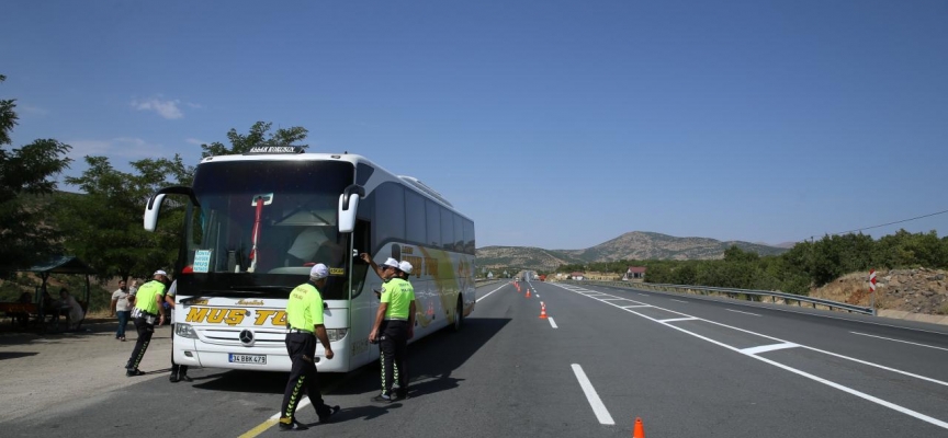 Bingöl'de dron destekli trafik denetimi yapıldı