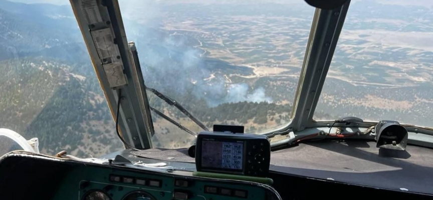 Isparta'daki orman yangını 4 saatte söndürüldü