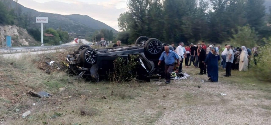 Karabük'te devrilen cipteki 3 kişi yaralandı