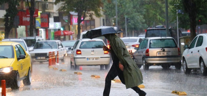 Meteoroloji'den 8 kente kuvvetli yağış uyarısı