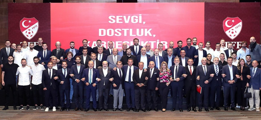 Kulüpler Birliği Vakfından TFF'ye geçmiş olsun ziyareti