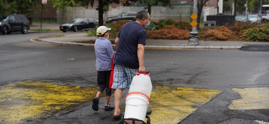 New York'ta bir haftadır içme suyu yok