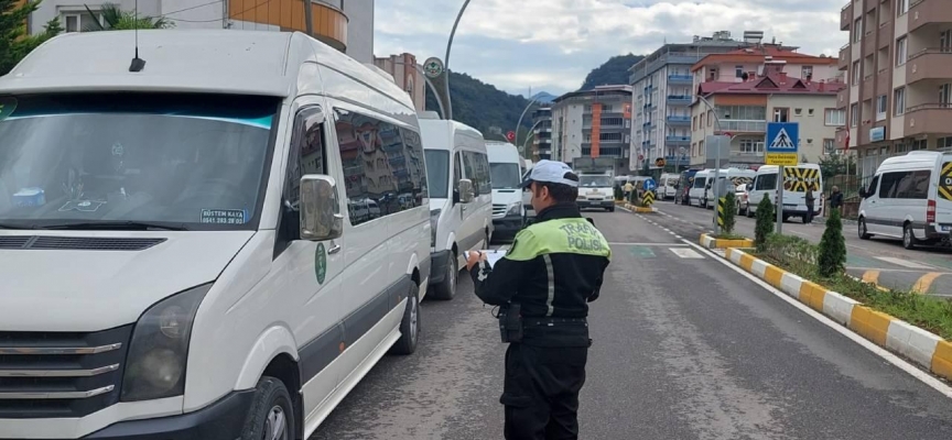 Giresun’da okul servisleri denetlendi