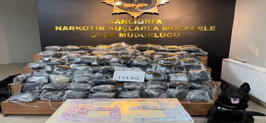 Mısır yüklü kamyonda 119 kilo uyuşturucu ele geçirildi