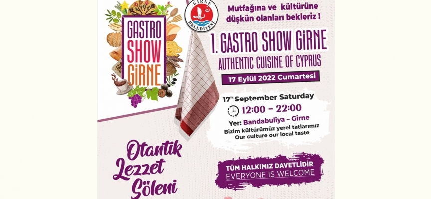 Gastroshow Girne etkinliği 17 Eylül’de yapılıyor