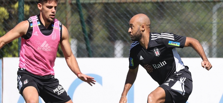 Beşiktaş'ta Tayfur Bingöl ile Nathan Redmond ilk kez takımla çalıştı