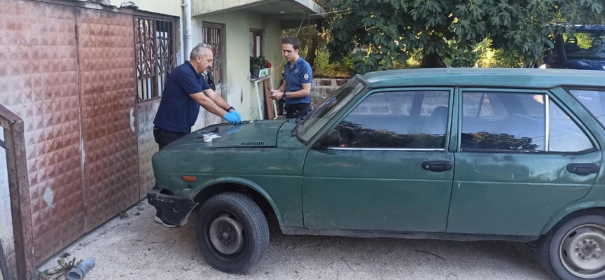 Yalova'da çalınan otomobil Bursa'da bulundu