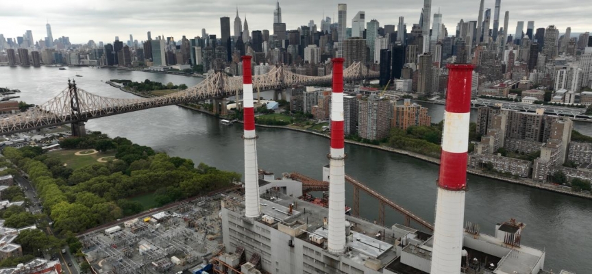 New York'un en büyük fosil yakıt santrali yenilenebilir enerji tesisine dönüştürülecek