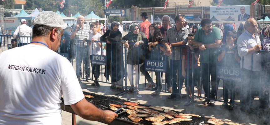 Kahramanmaraş'ta balık festivali coşkusu