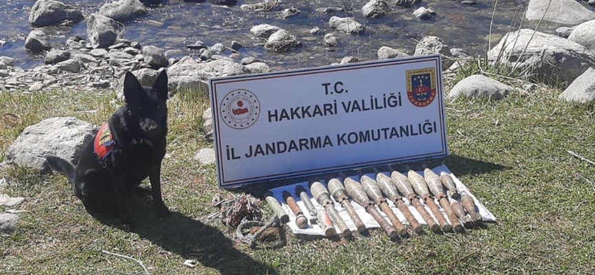 Hakkari'de terör operasyonunda mühimmat ele geçirildi