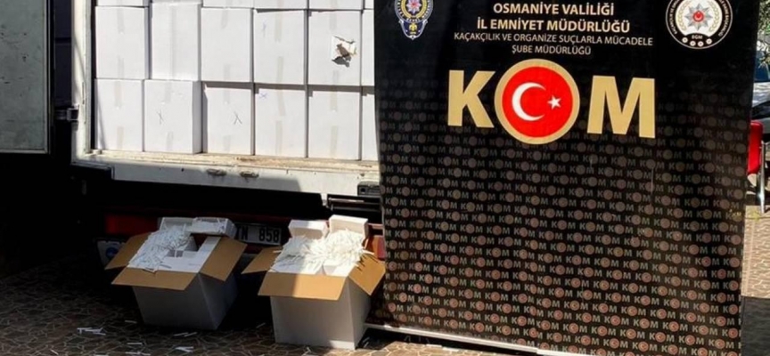 Osmaniye'de kaçakçılık operasyonları