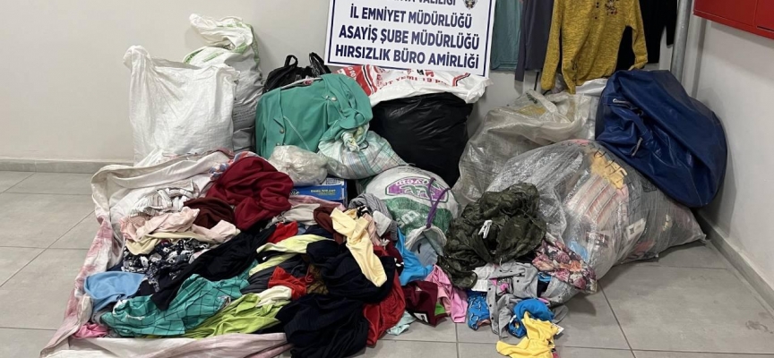 150 bin liralık elbiseleri satarken yakalandılar