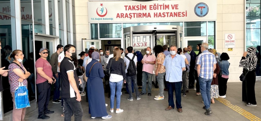 Taksim Eğitim ve Araştırma Hastanesi'nde yangın